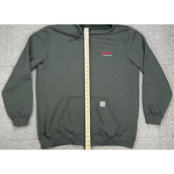 Carhartt Original‎ Fit Men's Green Full Zip Long Sleeve Hoodie Size XL - Picture 8 of 12